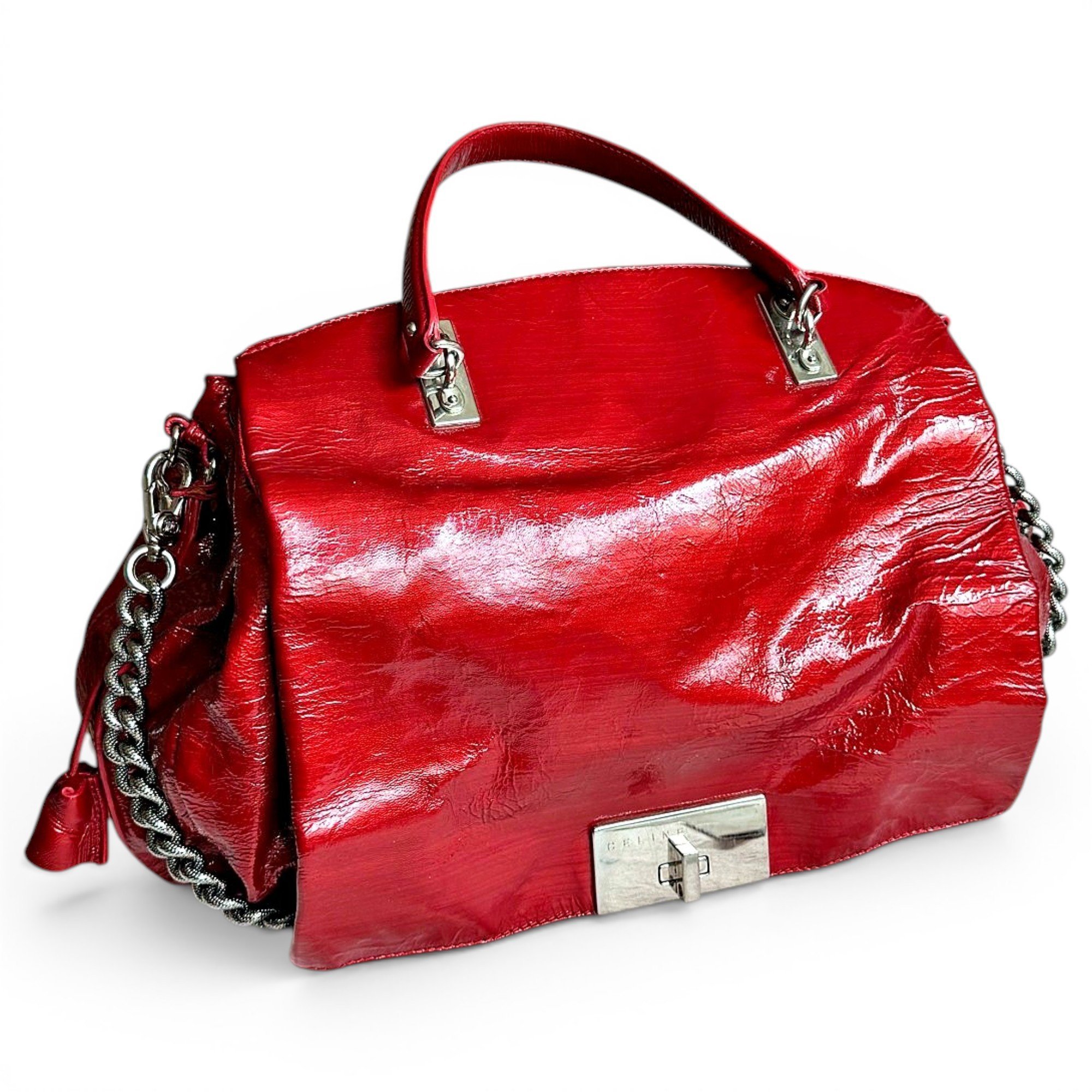 Leather handbag