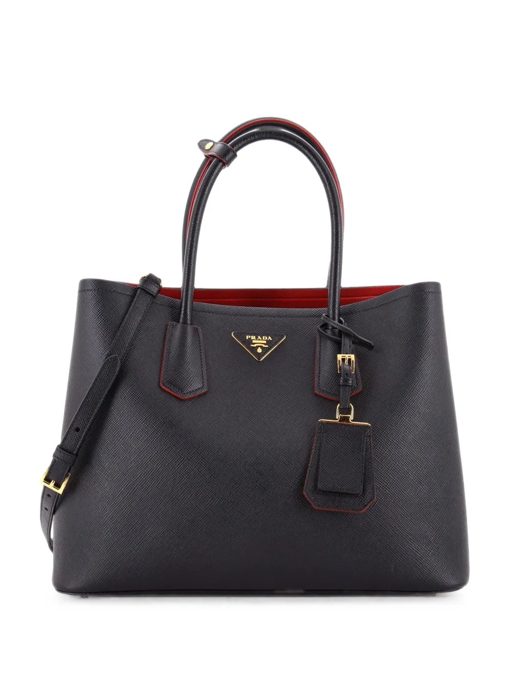 Cuir Double Saffiano Leather Medium tote bag