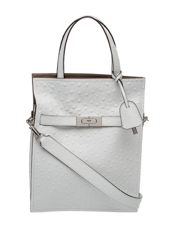 Tory Burch Leather Lee Radziwill Shopper Tote Small