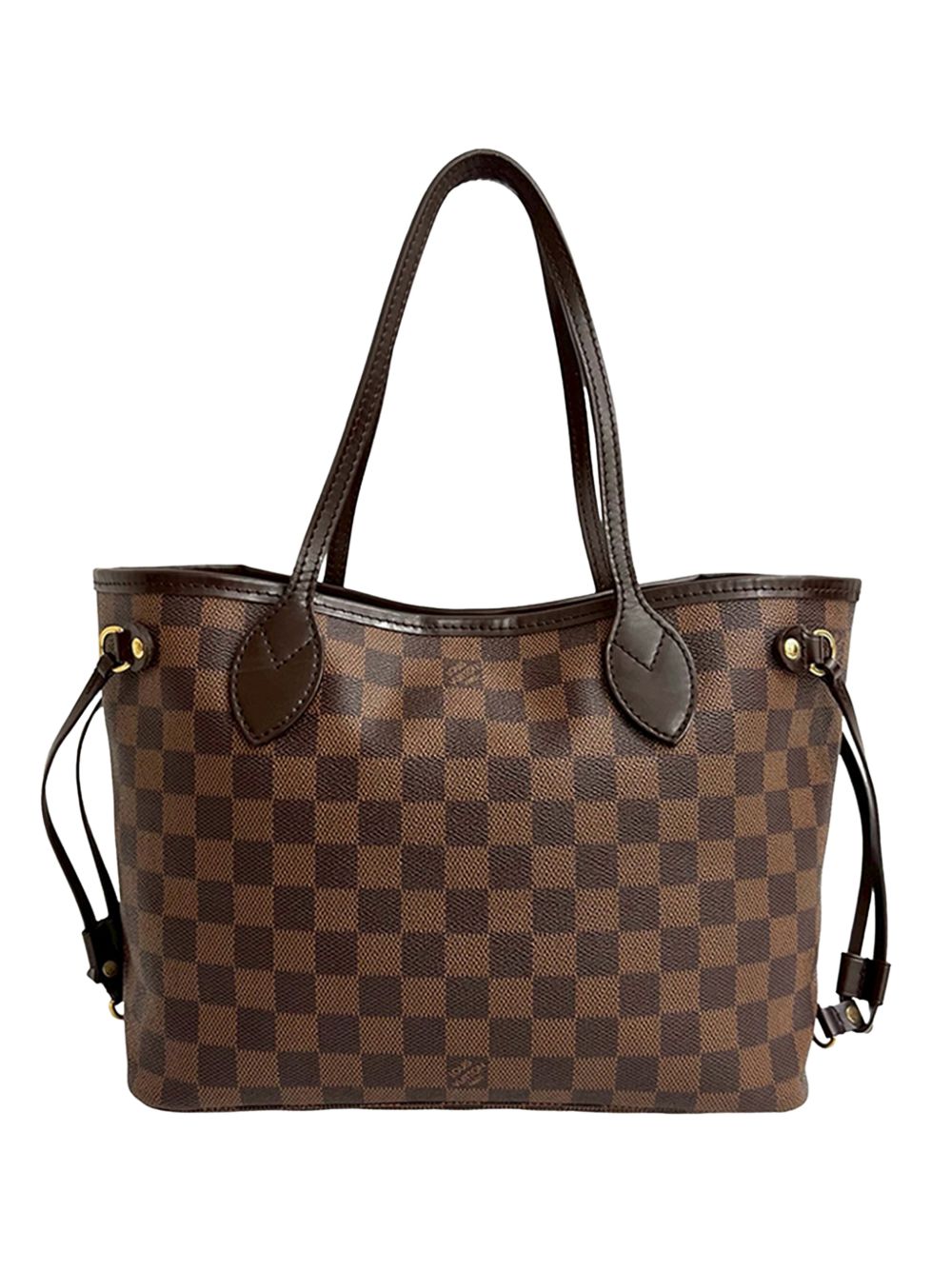 2008 Damier Ebene Neverfull PM tote bag