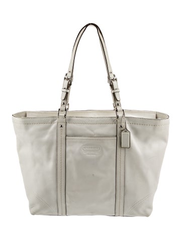 Coach Leather Top Handle Bag