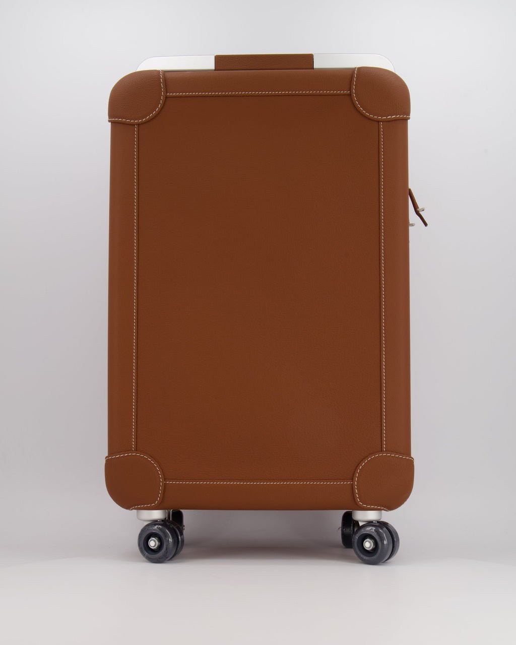 Hermès R.M.S Cabin Suitcase in Gold Taurillon Regate Leather with Brushed Palladium Hardware and Black Wheels RRP £12,000