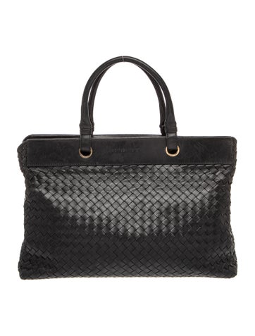 Intrecciato Top Handle Bag Vintage