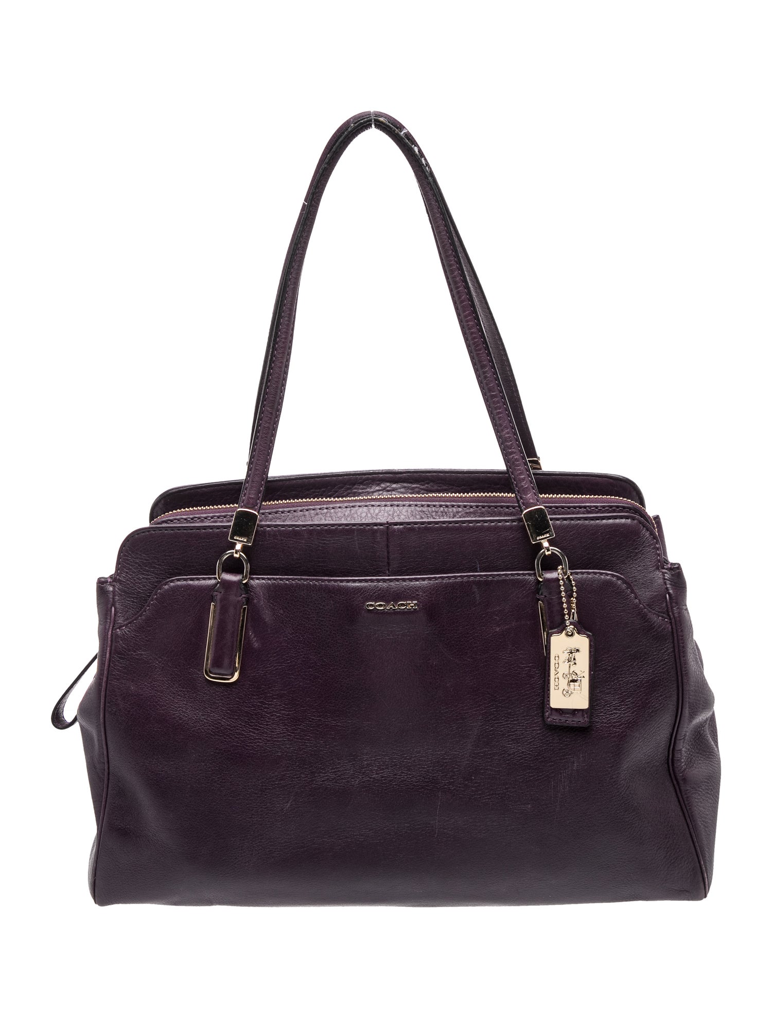 Leather Top Handle Bag