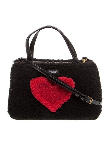 Shearling Top Handle Bag