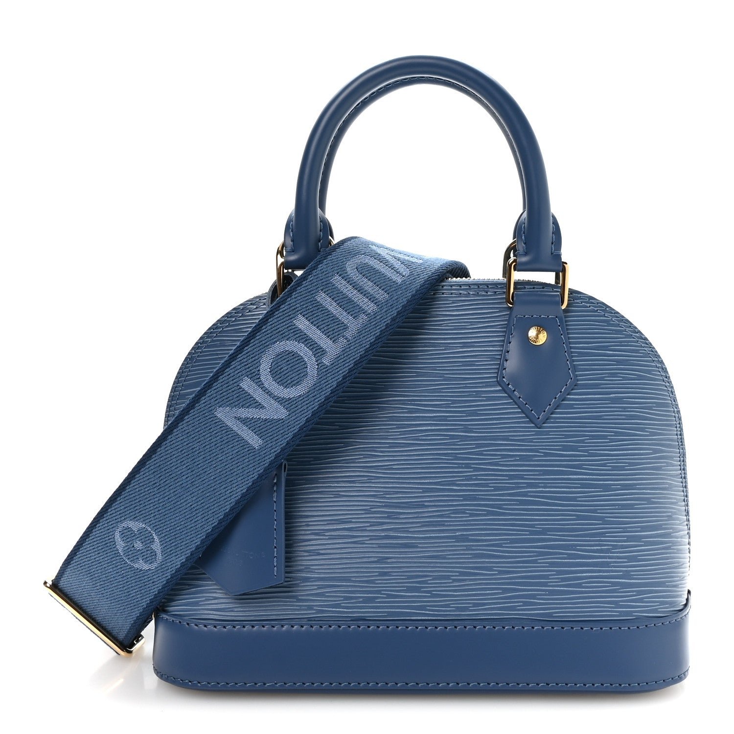Louis Vuitton Epi Alma BB Denim Blue