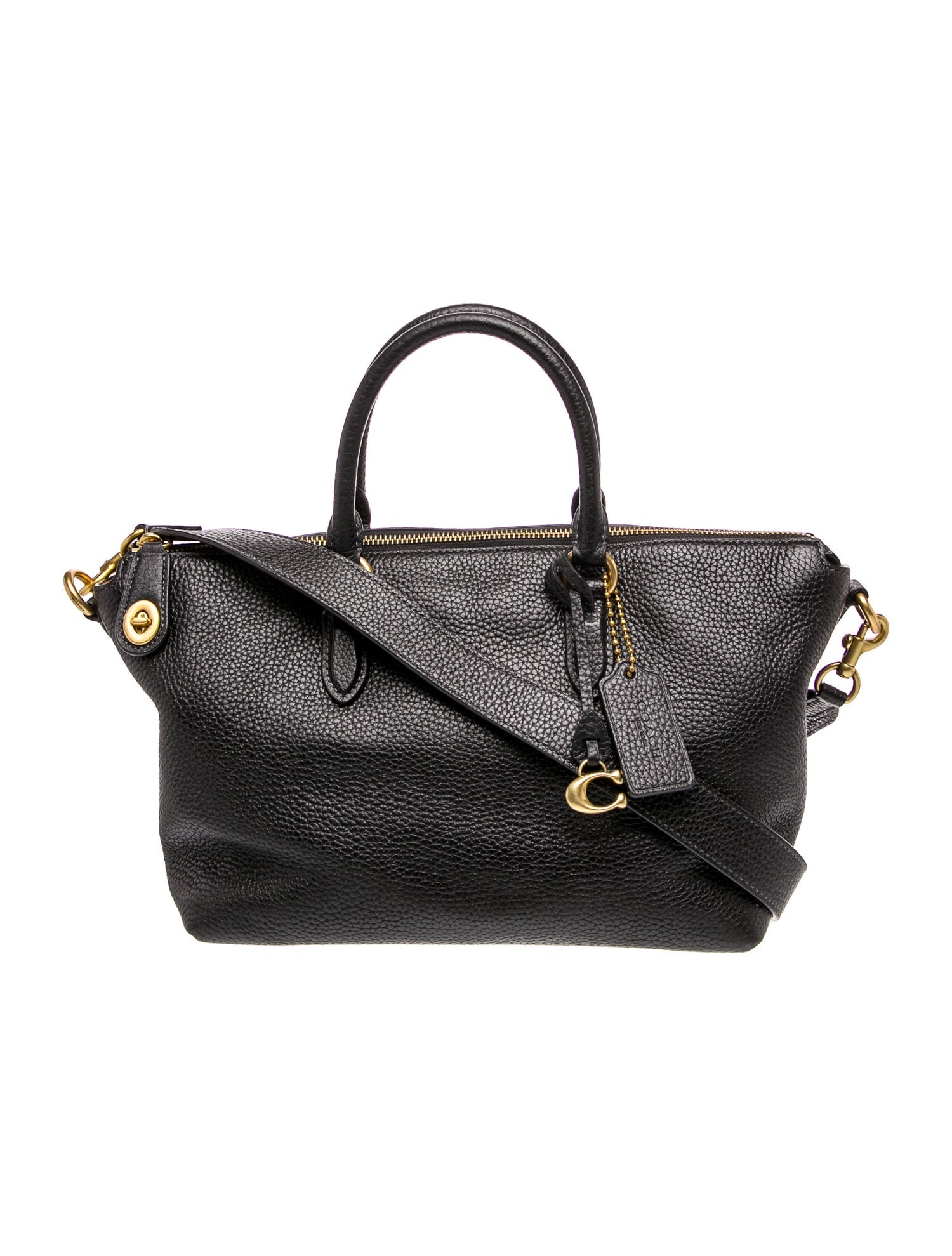 Leather Top Handle Bag