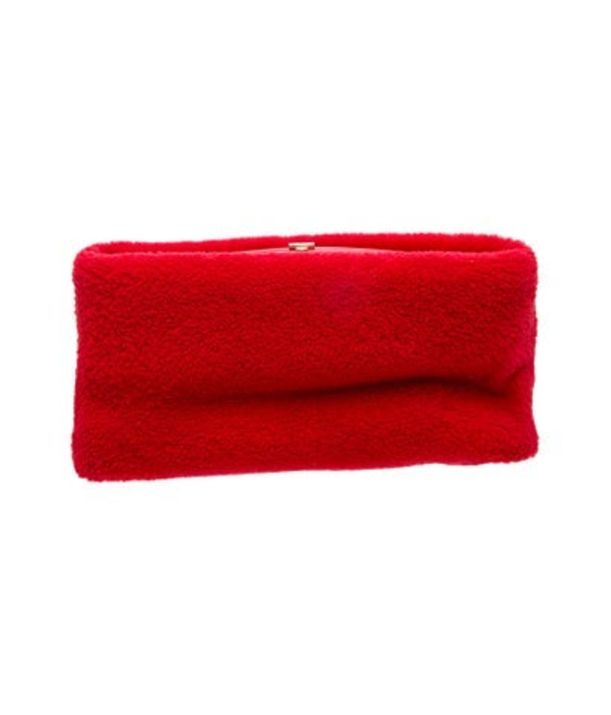 Mark Cross Cross Lambswool Clutch