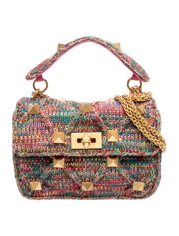 Rockstud Top Handle Bag