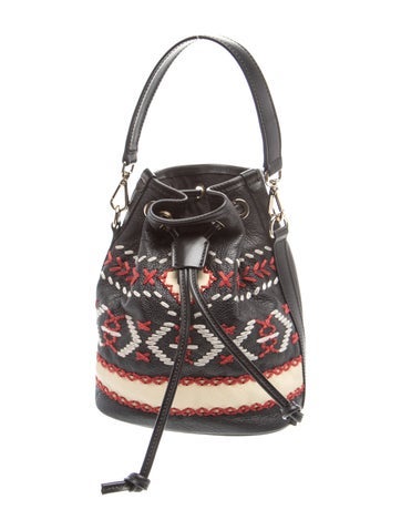 Leather Bucket Bag w/ Tags