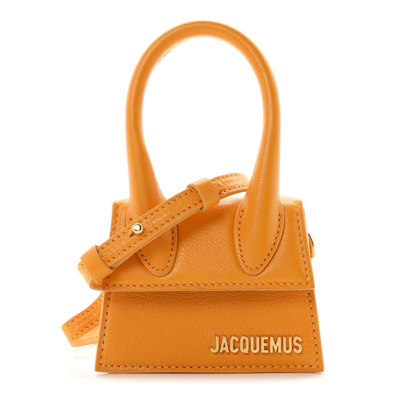 Jacquemus Jacquemus Goatskin Le Chiquito Dark Orange