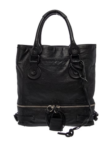 Leather Top Handle Bag