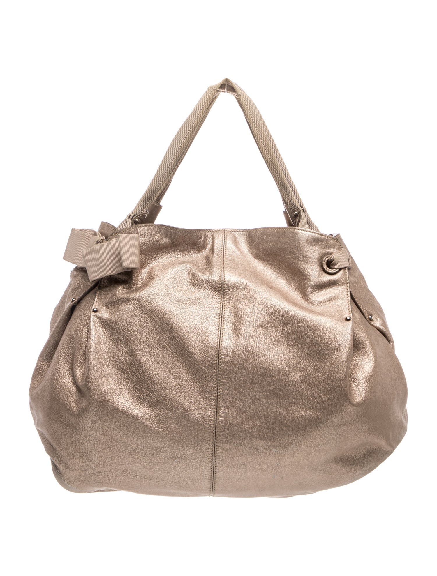 Leather Top Handle Bag