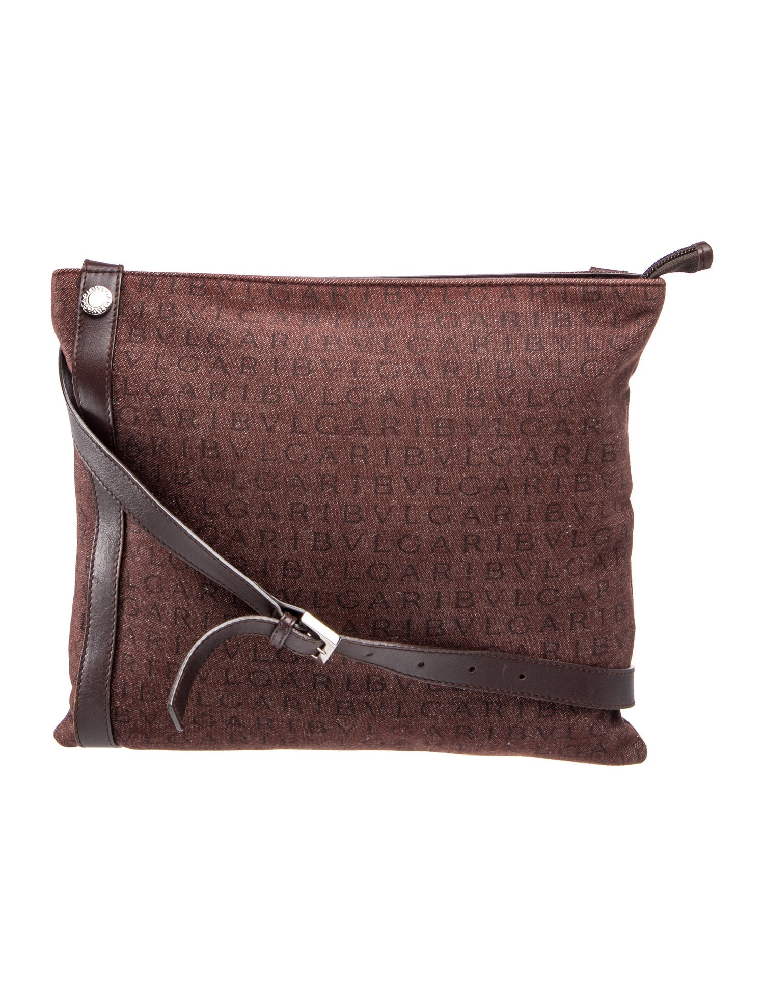 Monogram Logomania Canvas Crossbody Flat Medium