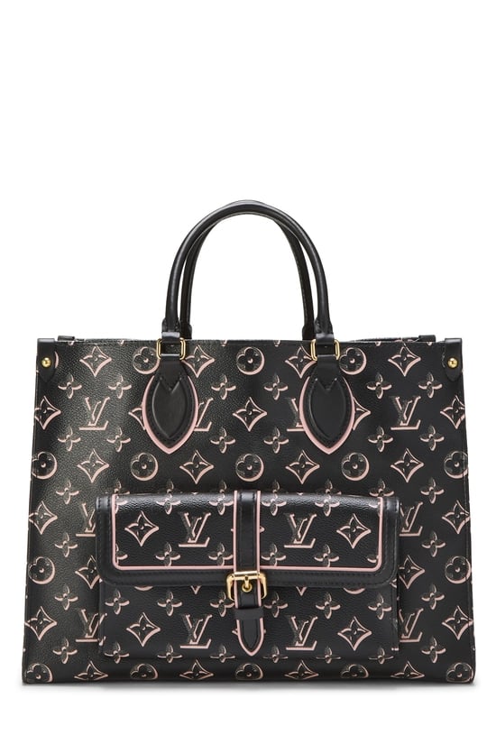 Black Monogram Fall For You On The Go MM