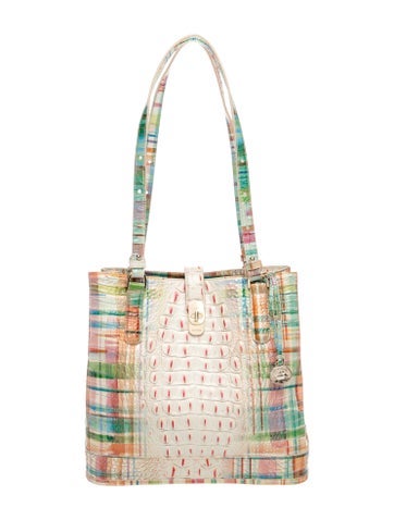 Brahmin Embossed Leather Shoulder Bag