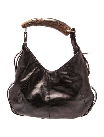 Leather Saint Laurent Mombasa Medium Vintage