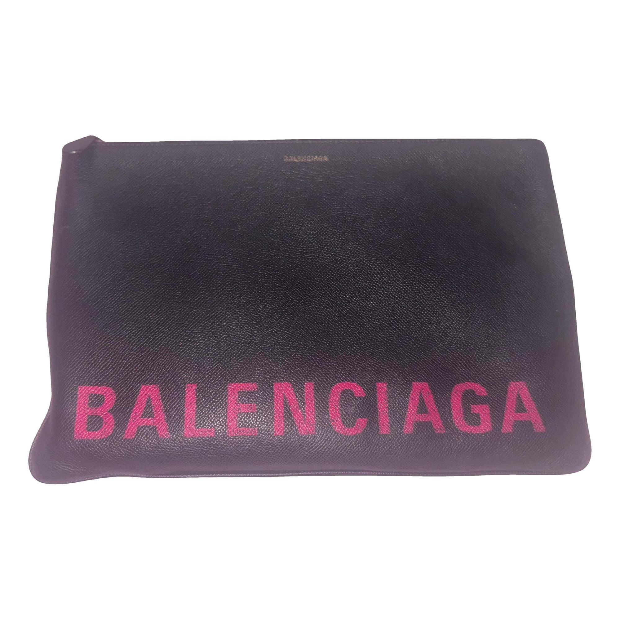 Everyday leather clutch bag