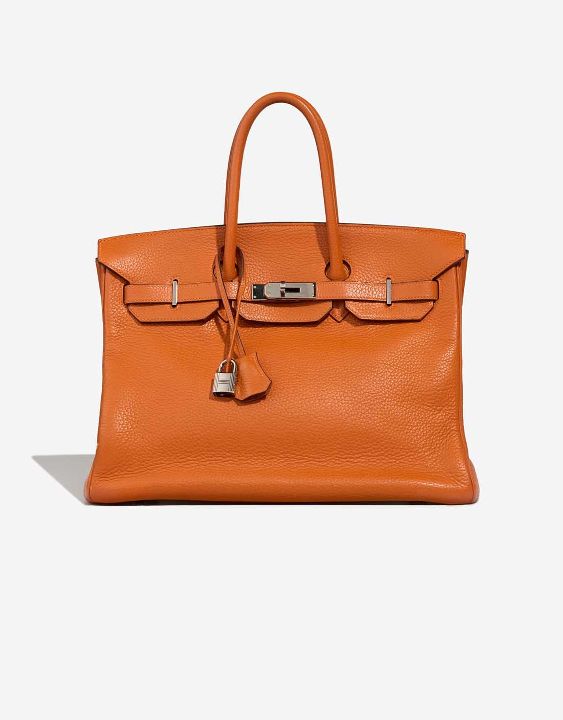 Hermes 
		Birkin 35 Clémence Orange    