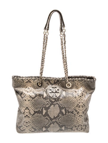 Embossed Leather Tote
