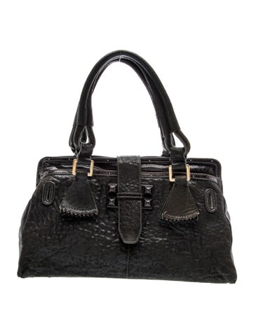 Leather Top Handle Bag Vintage