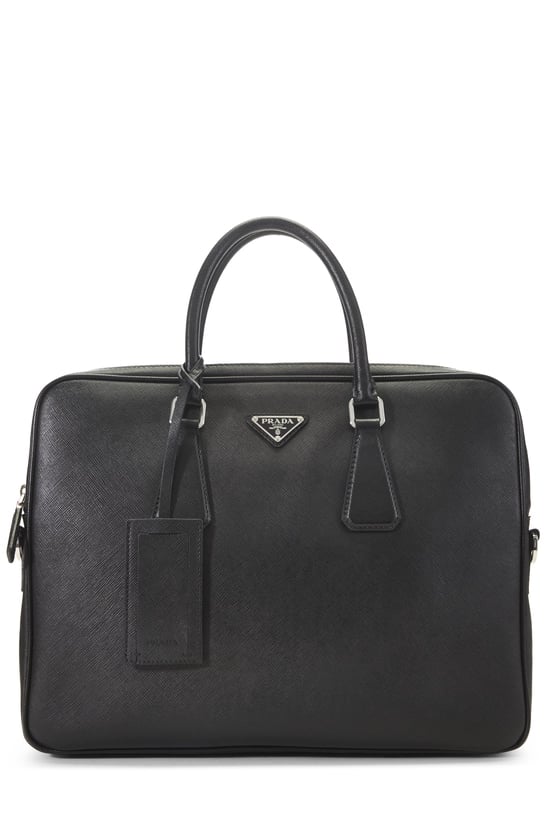 Black Saffiano Briefcase