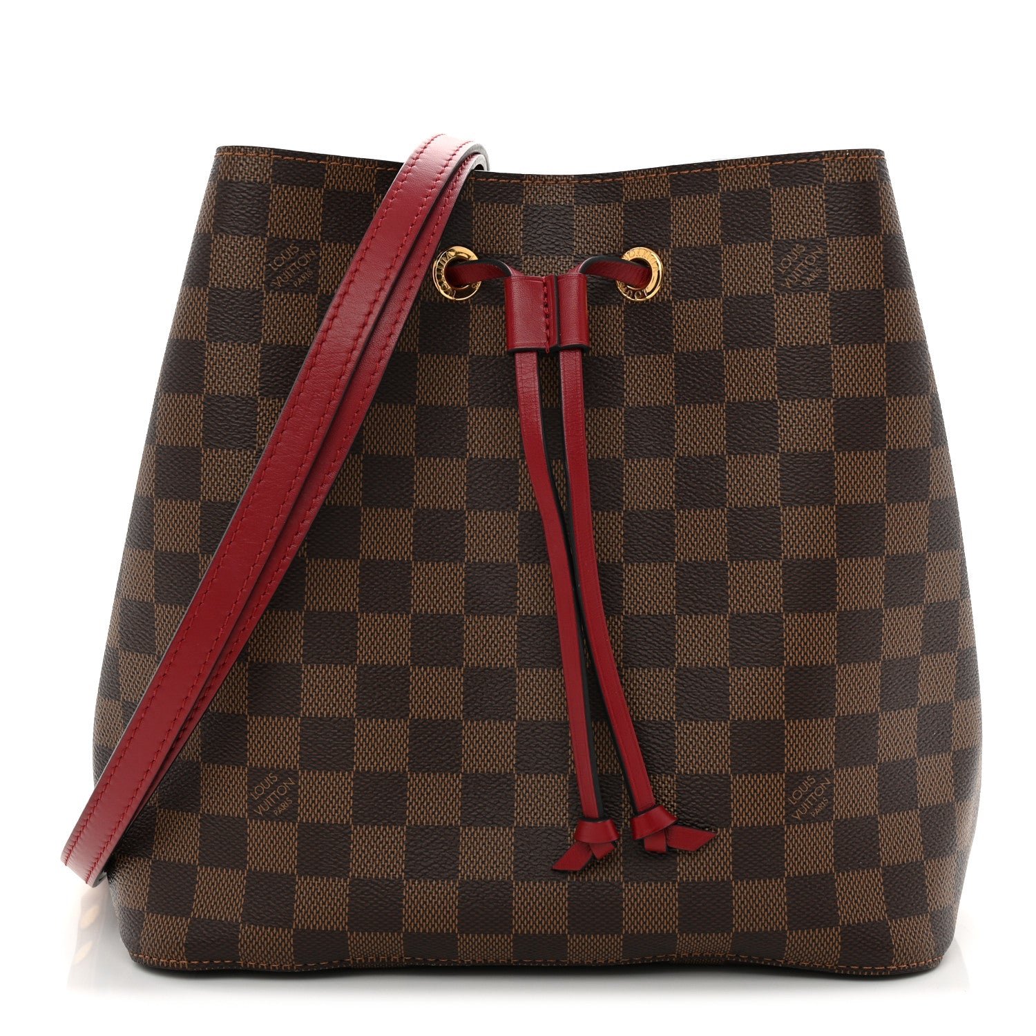 Louis Vuitton Damier Ebene Neonoe MM Cherry Berry