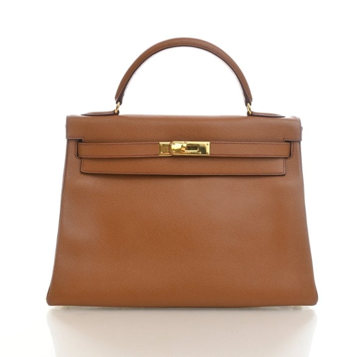 Hermes Vintage Gold Epsom Kelly 32