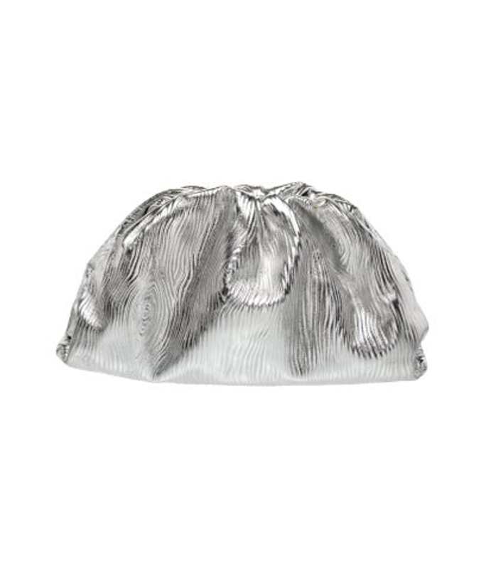 Bottega Veneta Veneta Embossed Leather The Pouch Large