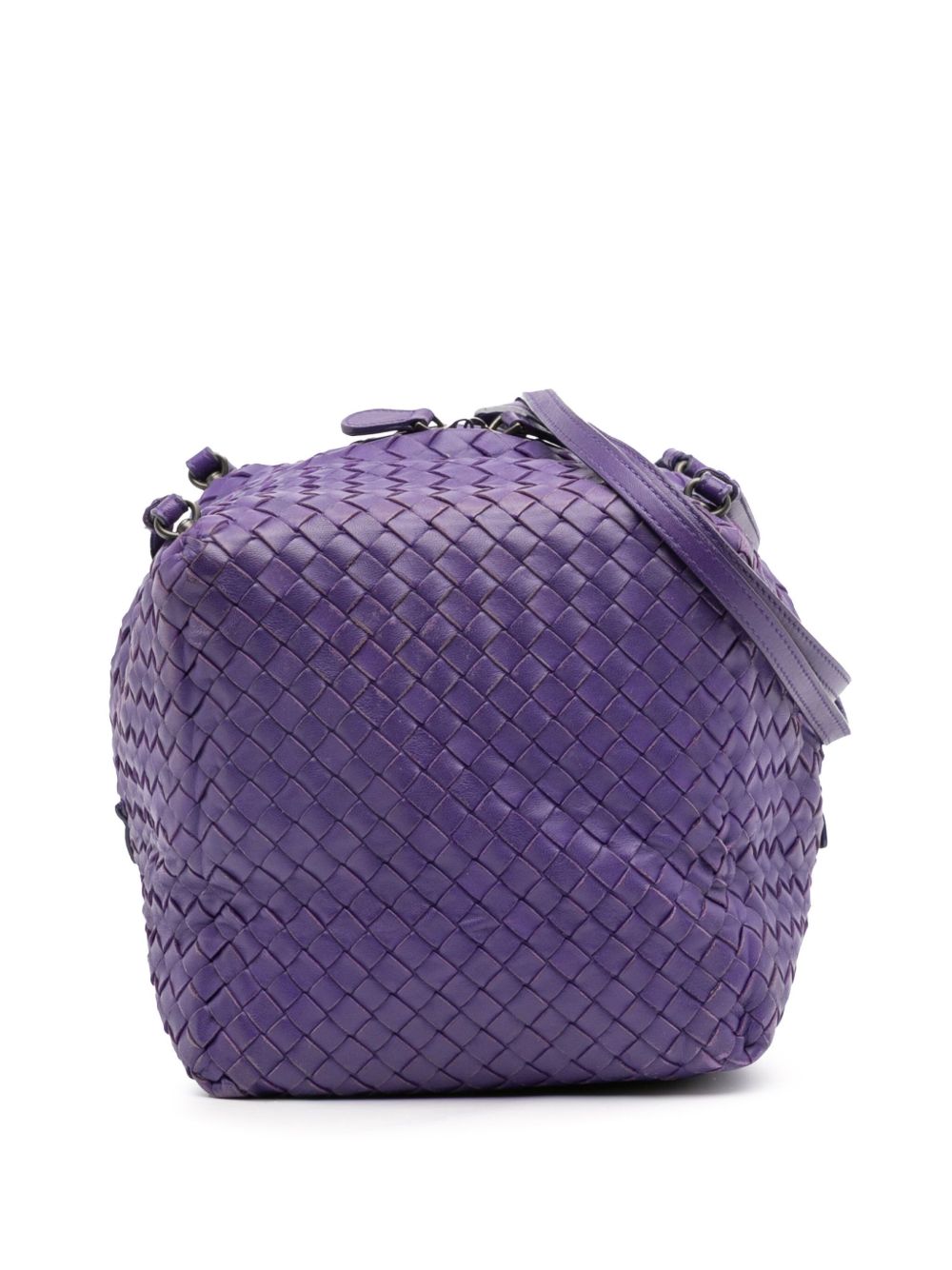 2012-2025 Nappa Intrecciato Cube crossbody bag