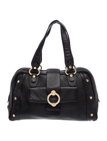 Leather Top Handle Bag