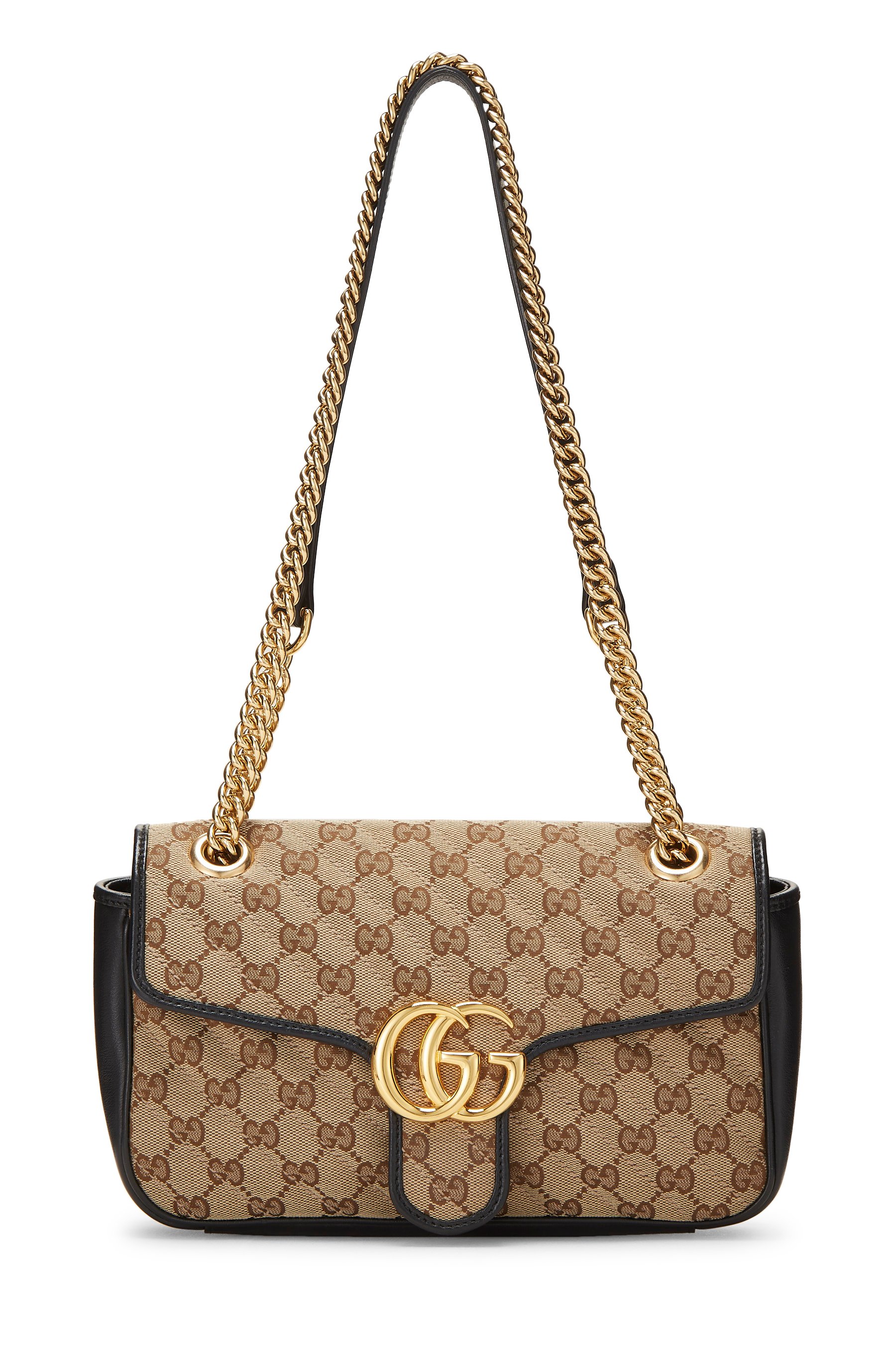 Gucci Original GG Canvas Marmont Shoulder Bag Small