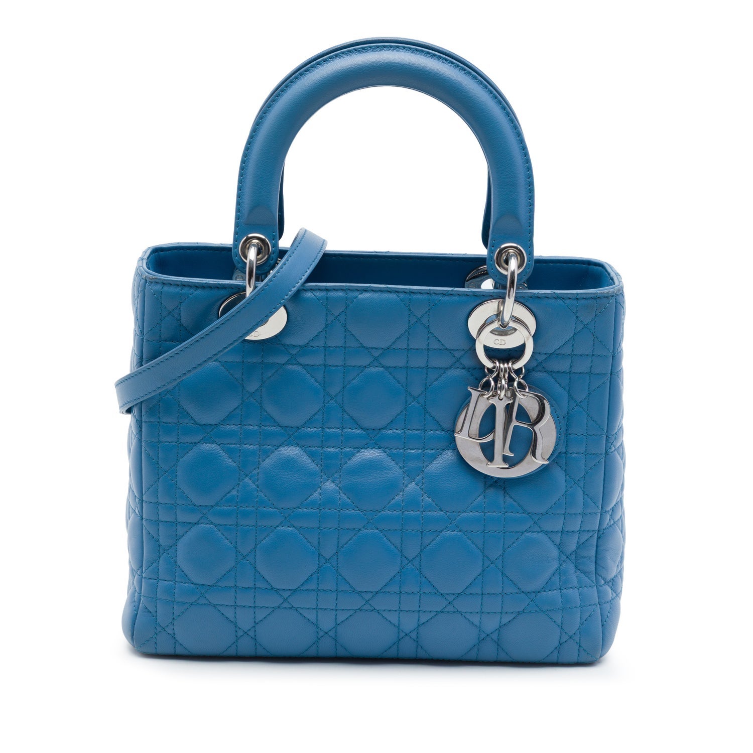 Lambskin Medium Lambskin Cannage Lady Dior