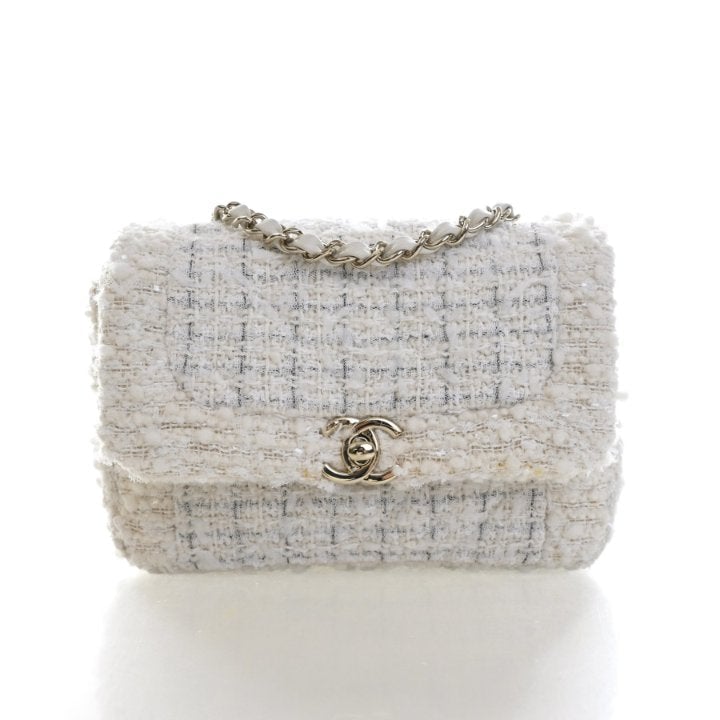 Chanel Mini Tweed Square Classic Flap Bag