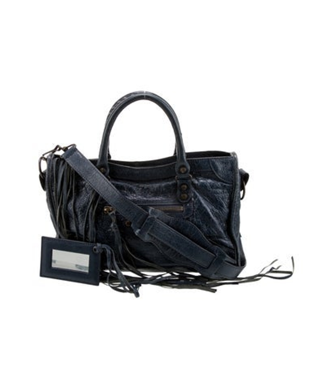 Balenciaga Leather Motocross Classic City Small