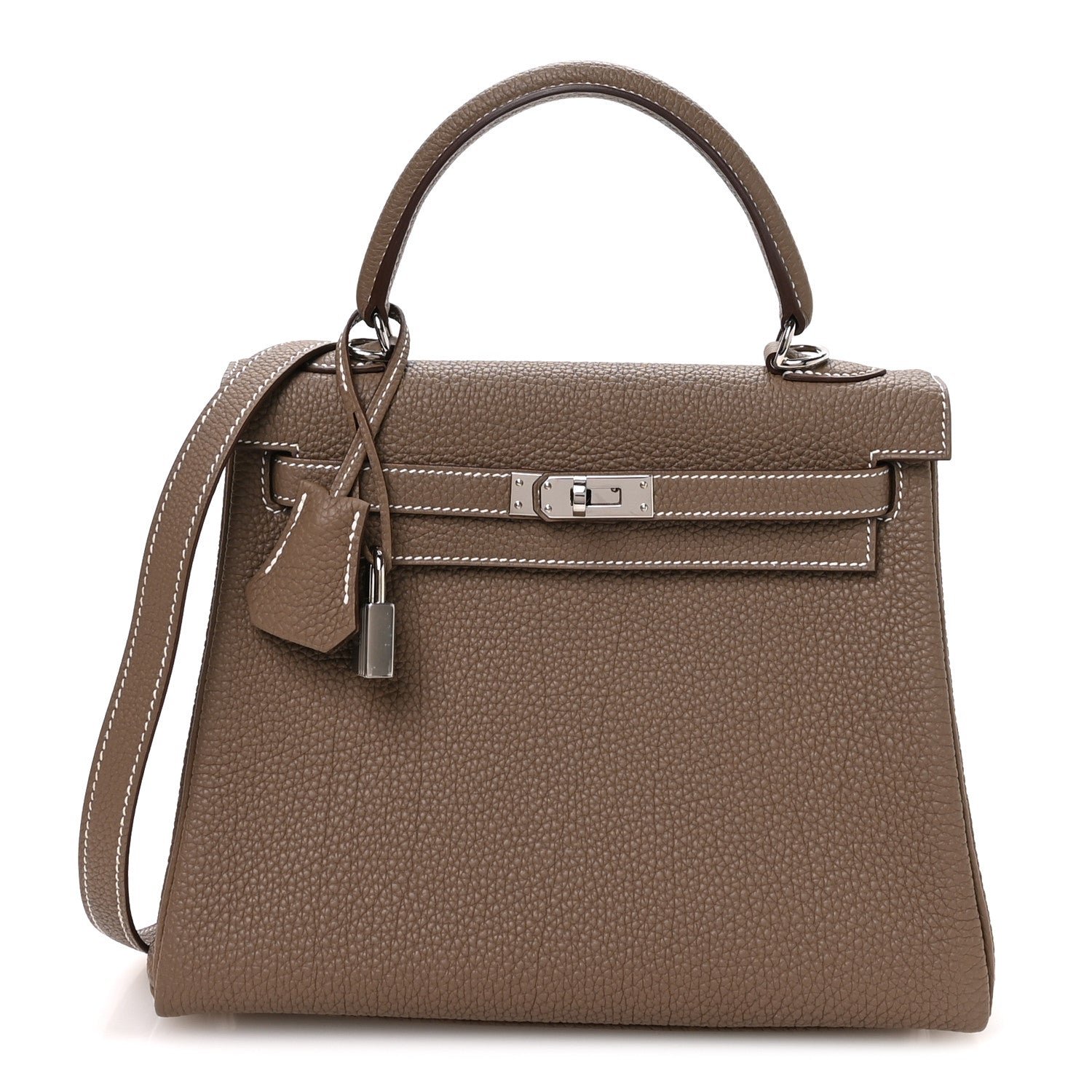 Hermes Togo Kelly Retourne 25 Etoupe