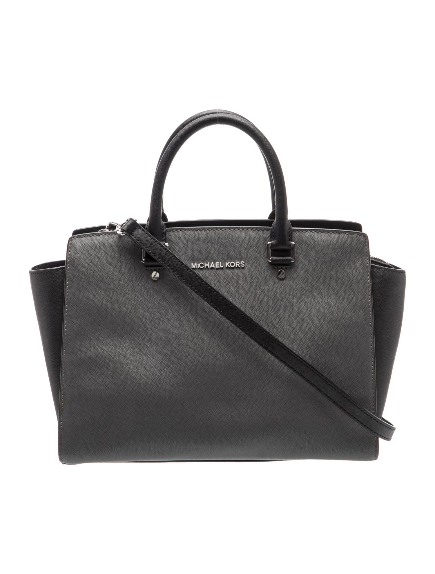 Saffiano Leather Top Handle Bag
