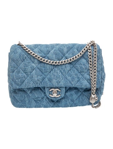 Denim Sweetheart Crush Mini Flap Bag