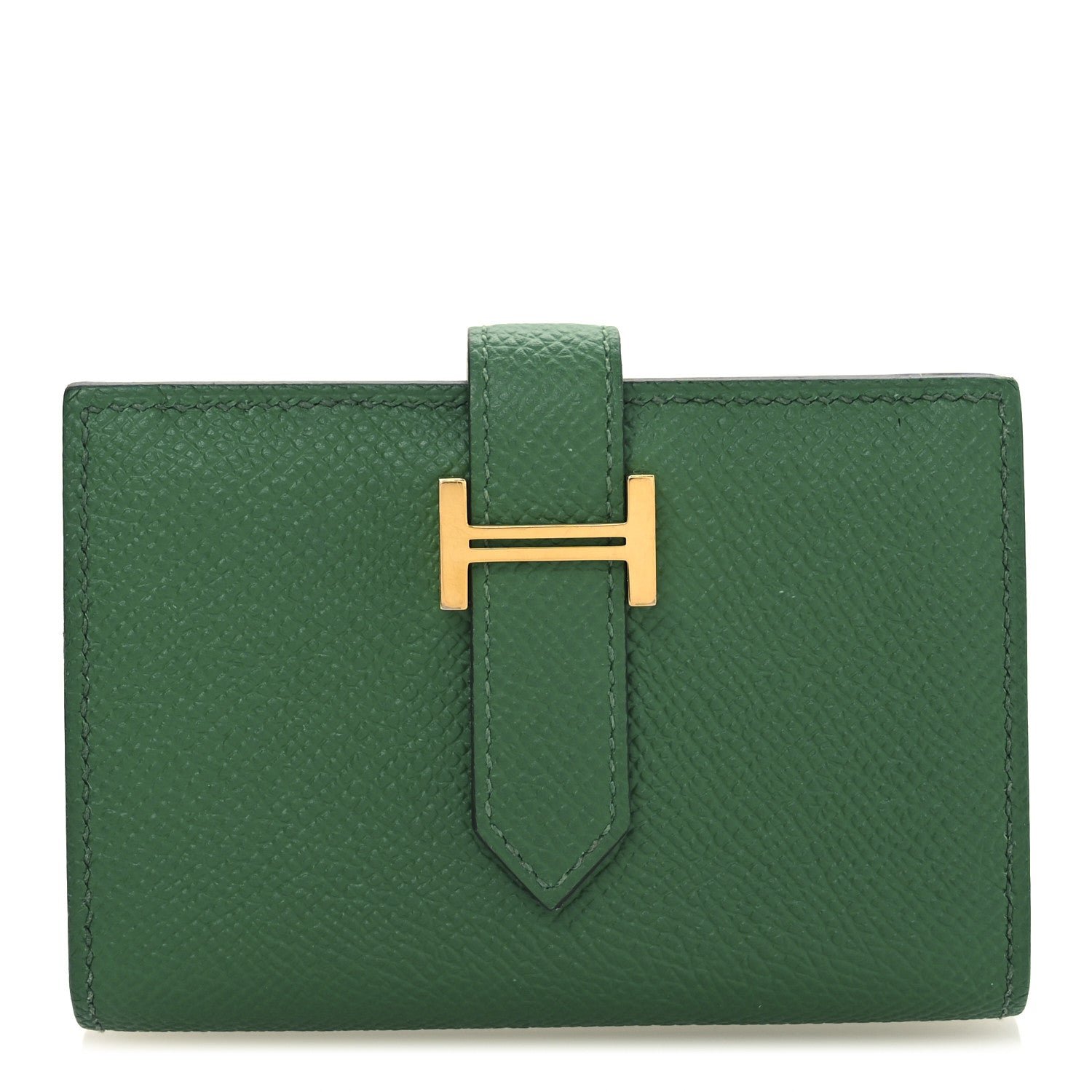 Hermes Epsom Mini Bearn Wallet Cactus