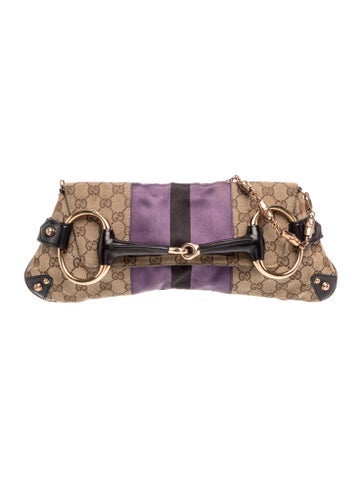 GG Canvas Horsebit Chain