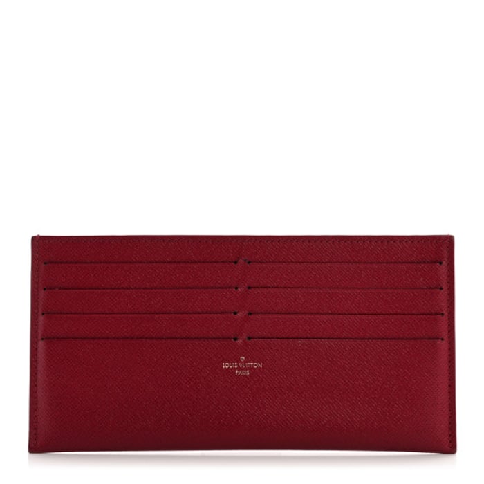 Louis Vuitton Calfskin Felicie Card Holder Insert Fuchsia
