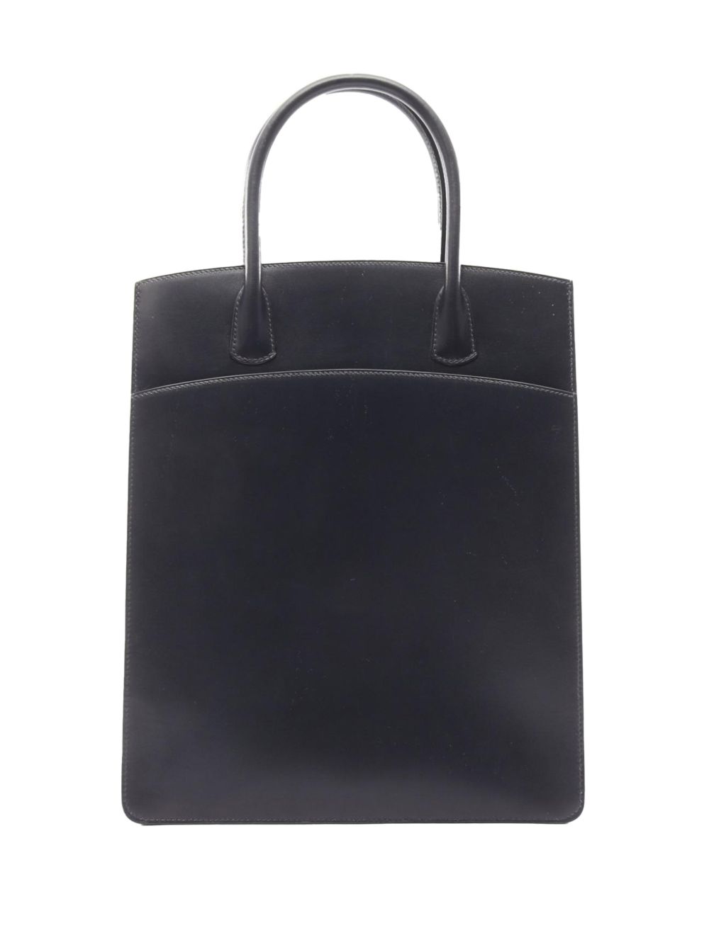 Hermes 2003 Box Calf White Bus Up tote bag