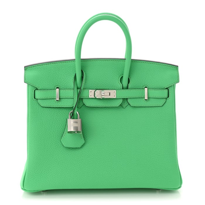 Hermes Togo Birkin 25 Vert Comics