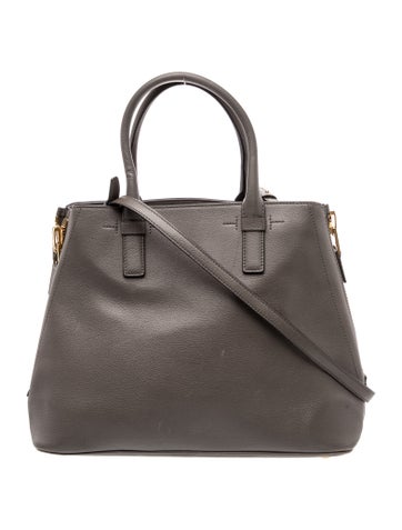 Leather Top Handle Bag