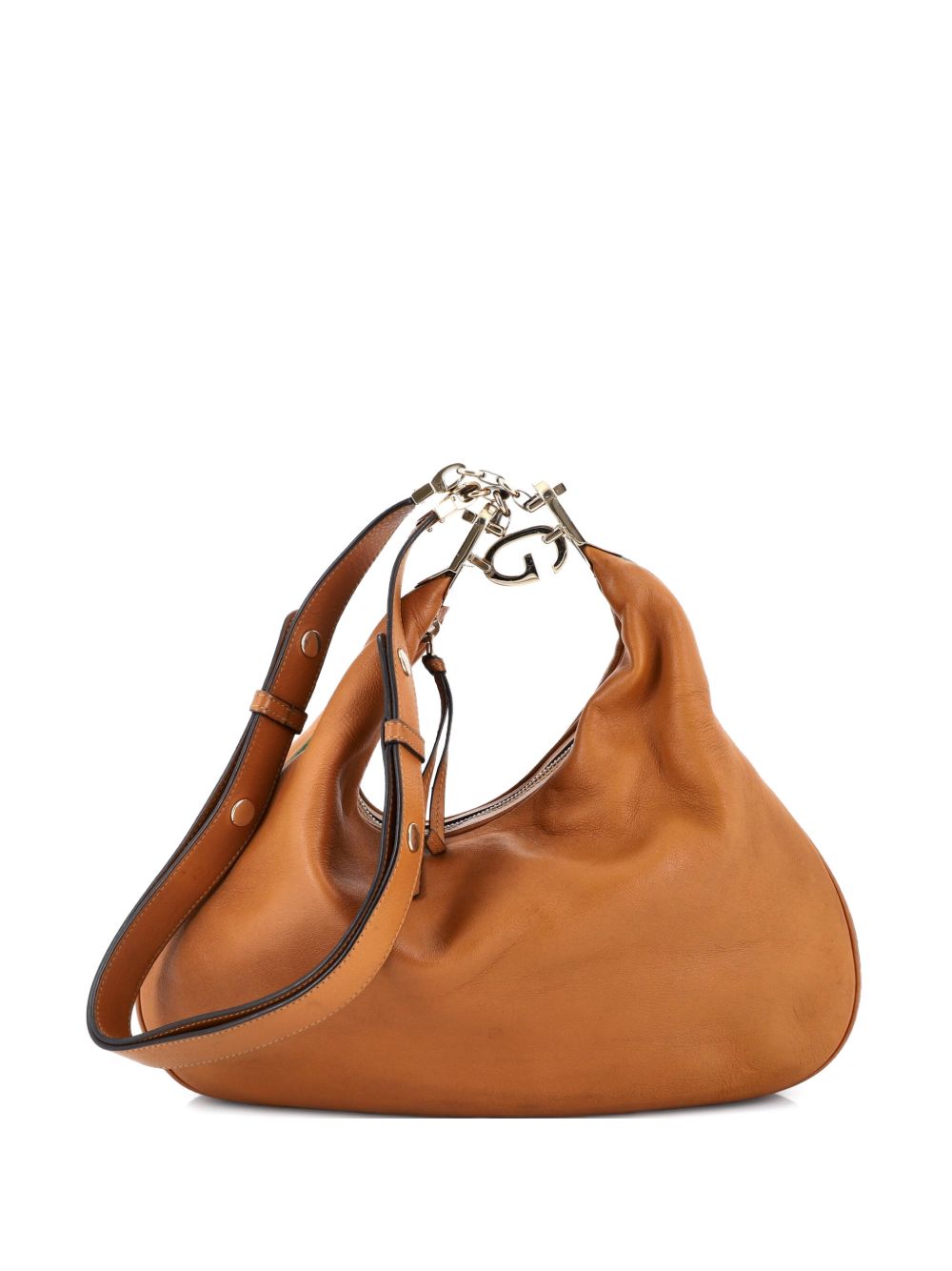 Attache Shoulder Bag Leather Large hobo bag