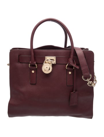 Saffiano Leather Top Handle Bag