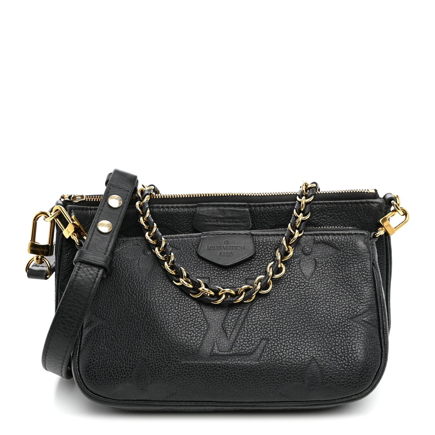 Louis Vuitton Empreinte Monogram Giant Multi Pochette Accessories Black