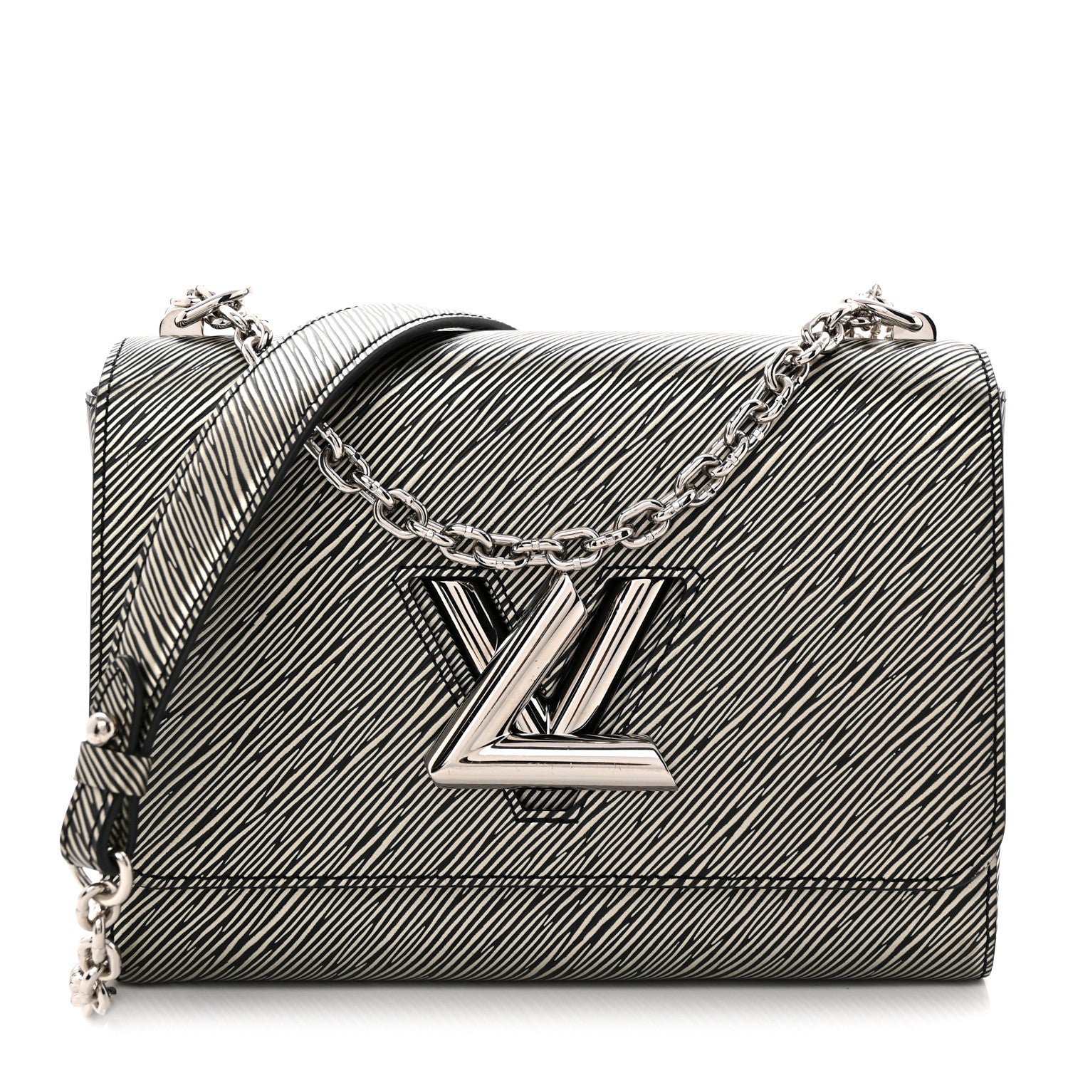 Louis Vuitton Epi Twist Shoulder Bag MM Platine