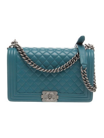 Quilted Lambskin Large Boy Bag