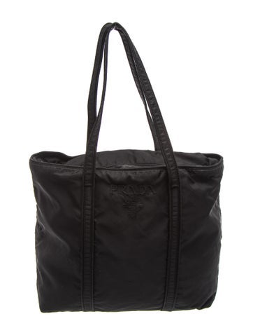 Tessuto Nylon Top Handle Bag